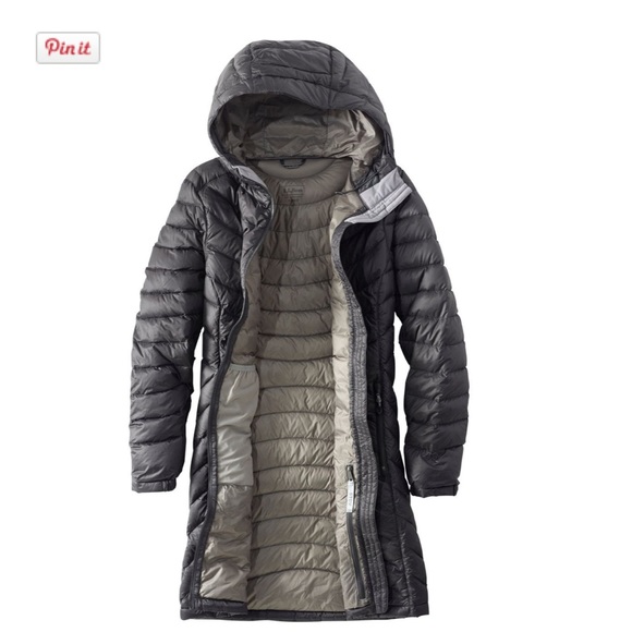 BLACK LLBEAN Women's Ultralight 850 DownHooded Coat long fit - Main Image